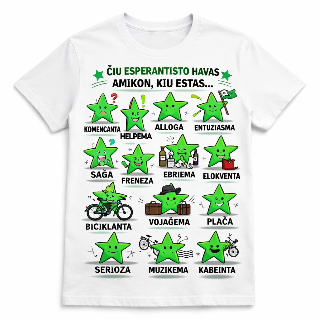 Camiseta Ĉiu Esperantisto