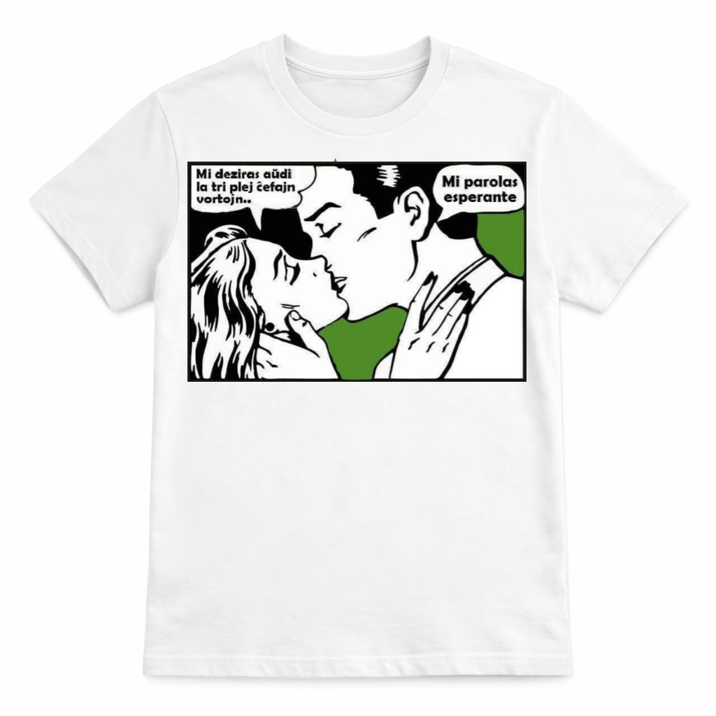 Camiseta Mi parolas Esperanton