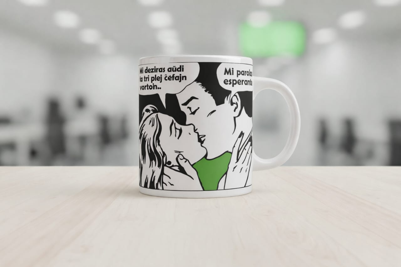 Caneca Mi parolas Esperanton
